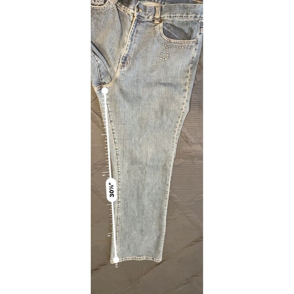 Chaps Jeans Red Tag Straight Leg Mid Rise Women’s Size 14 - Picture 13 of 14